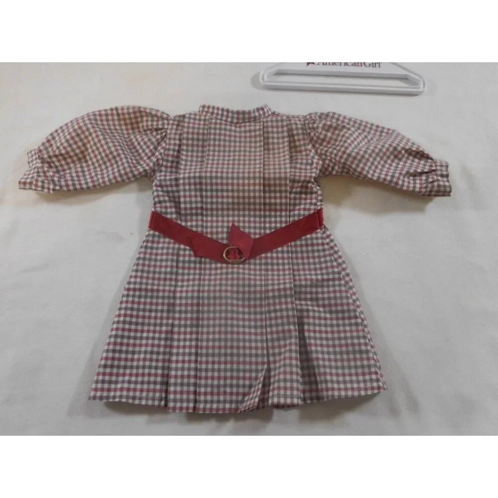 Pleasant Company Samantha Doll Checked Taffeta Meet Dress Retired + Hanger‎